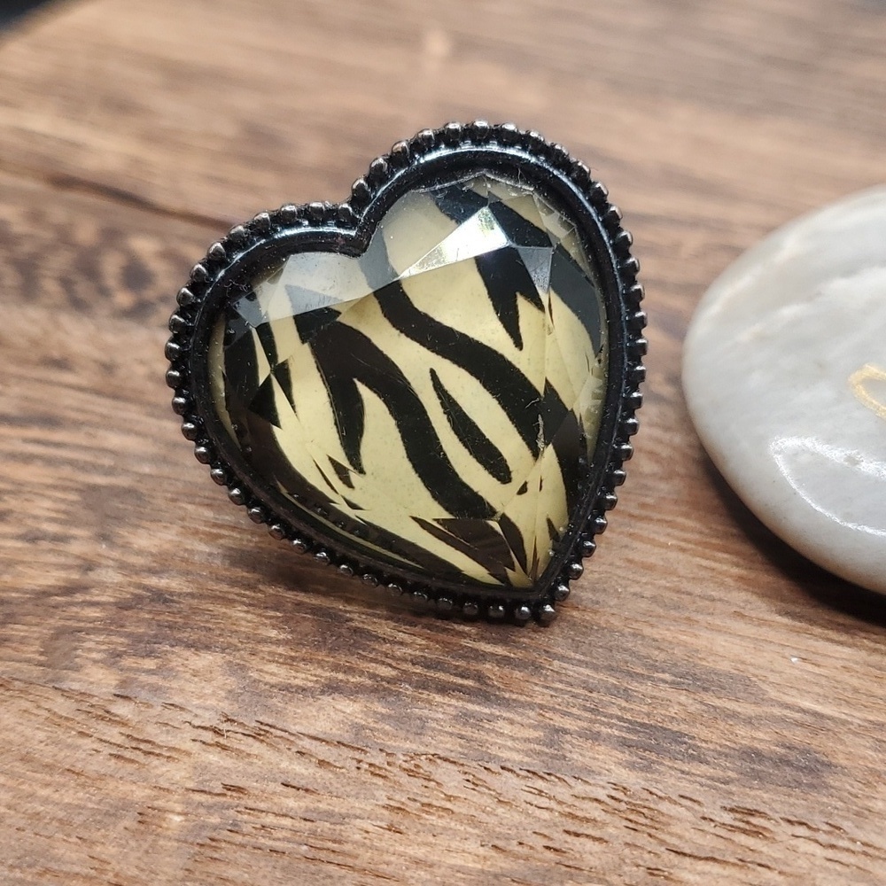 R701 leopard printβ stretch ring
